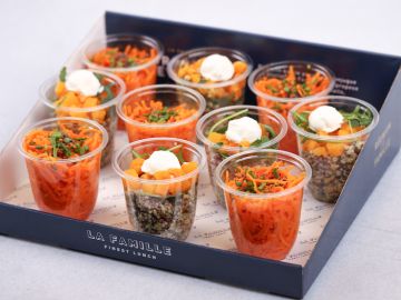 COFFRET MINI SALADES CAROTTE QUINOA BUTTERNUT 