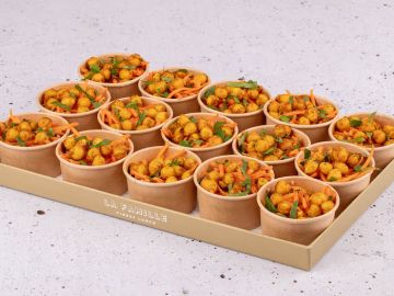 PETIT PLATEAU VERRINES QUINOA POIS CHICHE 