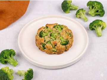 Cookie - Brocolis - Vert; blanc et marron